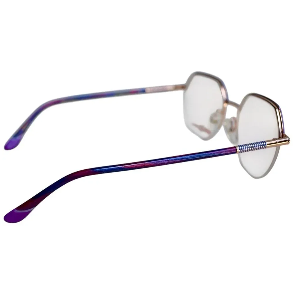 Etnia Barcelona Adele Eyeglasses BLPG 51-19-140 | Blue Pink Gold | Women’s